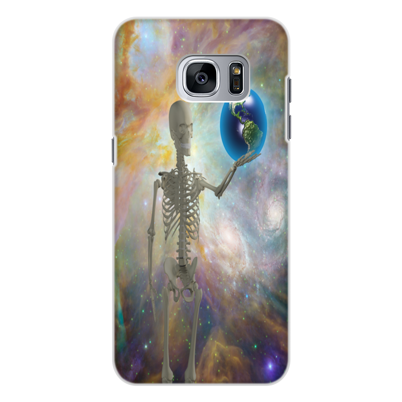 Printio Чехол для Samsung Galaxy S7, объёмная печать Скелет printio чехол для samsung galaxy s7 объёмная печать скелет на луне