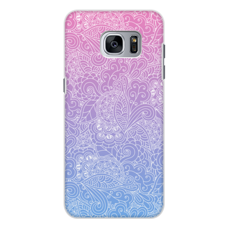 Printio Чехол для Samsung Galaxy S7, объёмная печать Градиентный узор printio чехол для samsung galaxy s7 объёмная печать мотивирующий мозг