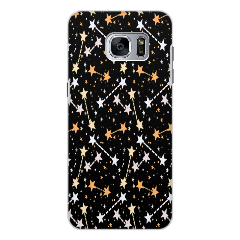 printio чехол для samsung galaxy s7 объёмная печать елки и звезды Printio Чехол для Samsung Galaxy S7, объёмная печать Звезды