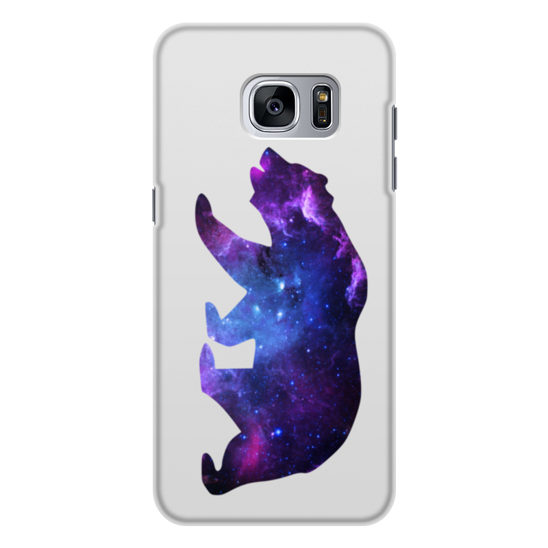 Printio Чехол для Samsung Galaxy S7, объёмная печать Space animals