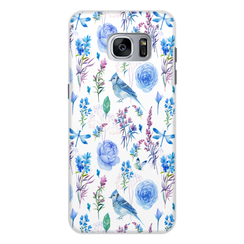 Printio Чехол для Samsung Galaxy S7, объёмная печать Птицы printio чехол для samsung galaxy s7 объёмная печать кошмар опа