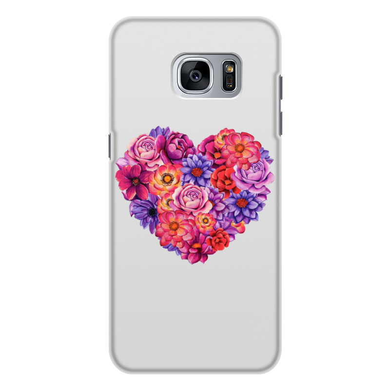 Printio Чехол для Samsung Galaxy S7, объёмная печать Сердце printio чехол для samsung galaxy s7 объёмная печать бесконечность