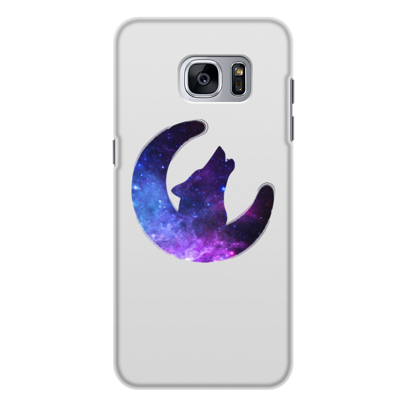 Printio Чехол для Samsung Galaxy S7, объёмная печать Space animals