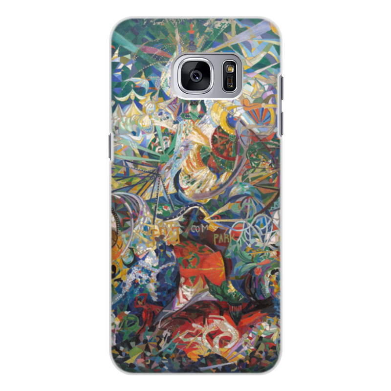 Printio Чехол для Samsung Galaxy S7, объёмная печать Битва огней, кони-айленд (джозеф стелла)