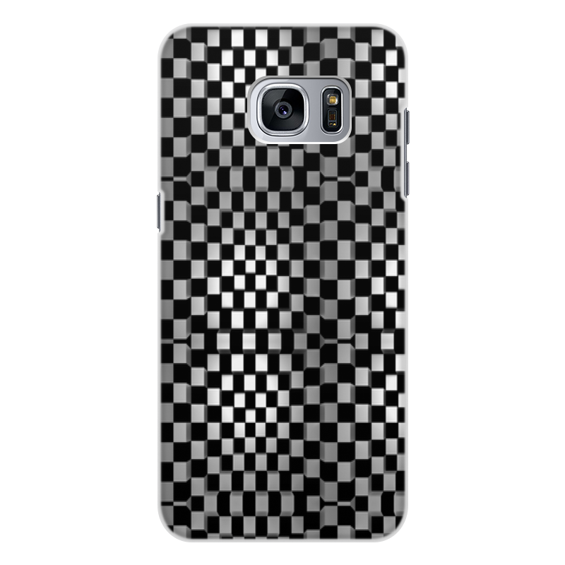 Printio Чехол для Samsung Galaxy S7, объёмная печать Квадраты