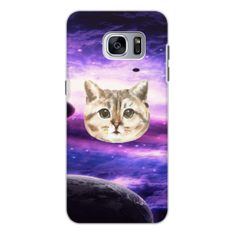 Printio Чехол для Samsung Galaxy S7, объёмная печать Котик printio чехол для samsung galaxy s7 объёмная печать котик