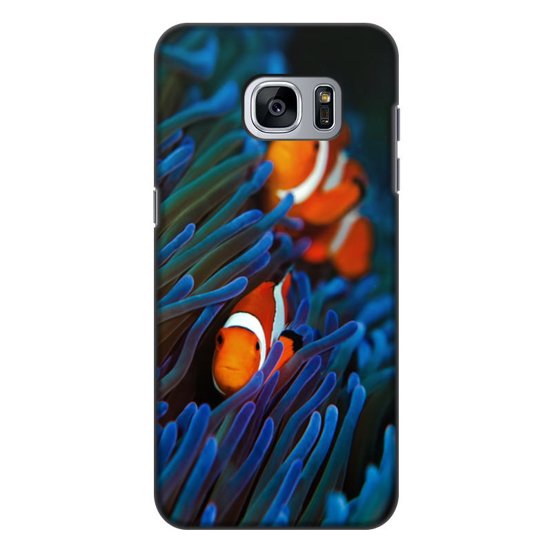 Printio Чехол для Samsung Galaxy S7, объёмная печать Семейка клоунфиш printio чехол для samsung galaxy s7 объёмная печать кит и море