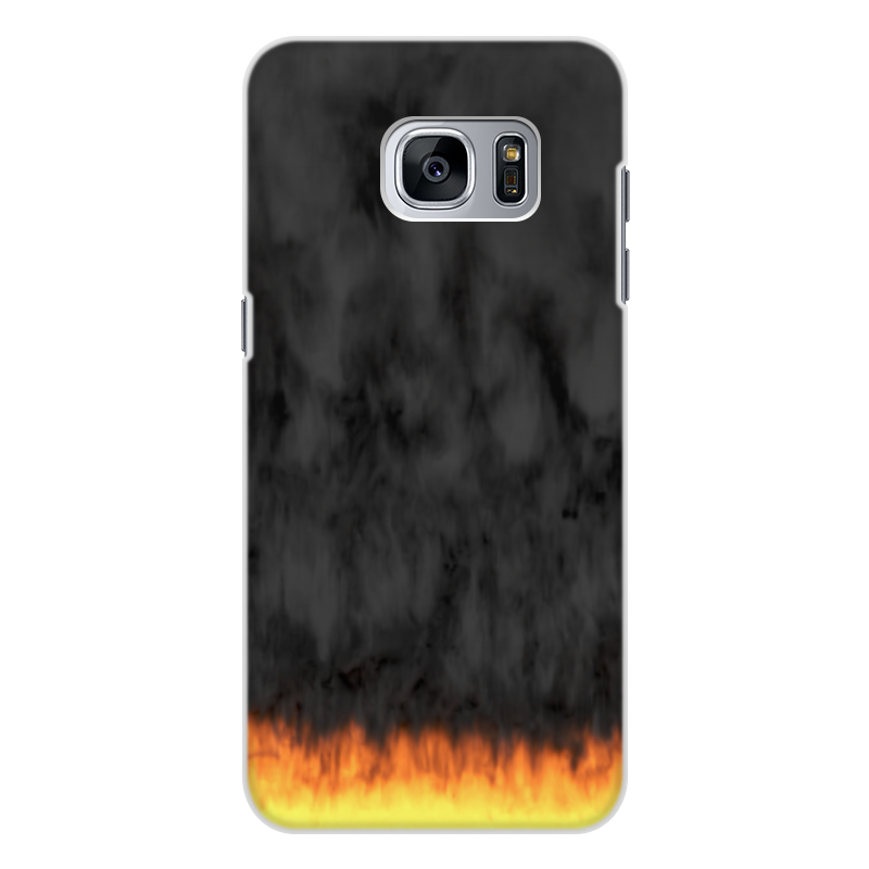 Printio Чехол для Samsung Galaxy S7, объёмная печать Пламя и дым