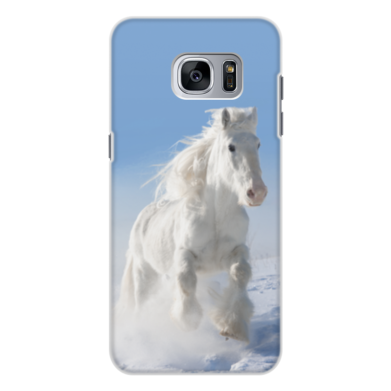 Printio Чехол для Samsung Galaxy S7, объёмная печать Лошадь printio чехол для samsung galaxy s7 объёмная печать животные фэнтези лошади
