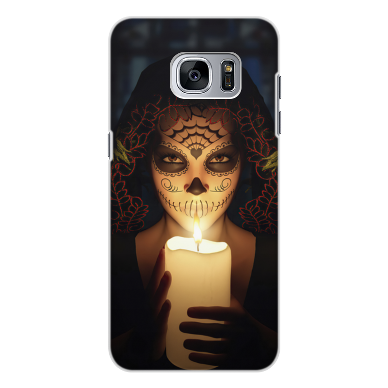 Printio Чехол для Samsung Galaxy S7, объёмная печать Dia de los muertos
