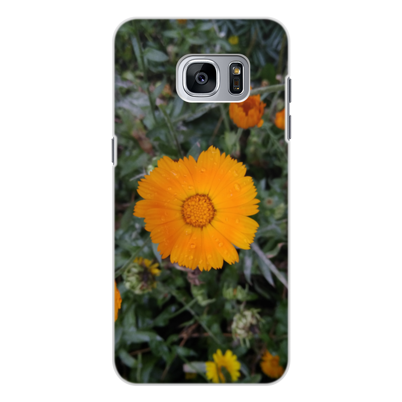 Printio Чехол для Samsung Galaxy S7, объёмная печать Летние цветы printio чехол для samsung galaxy s7 edge объёмная печать летние цветы