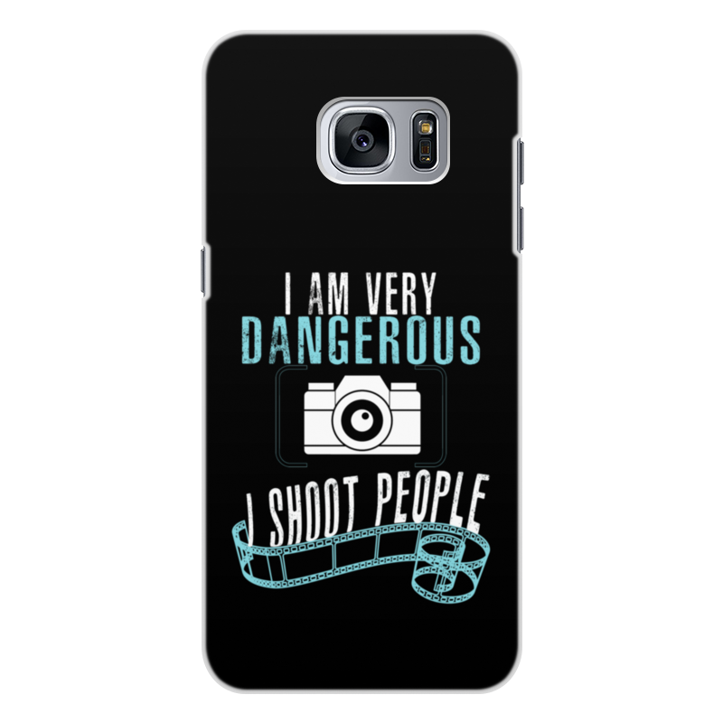 Printio Чехол для Samsung Galaxy S7, объёмная печать Опасный фотограф