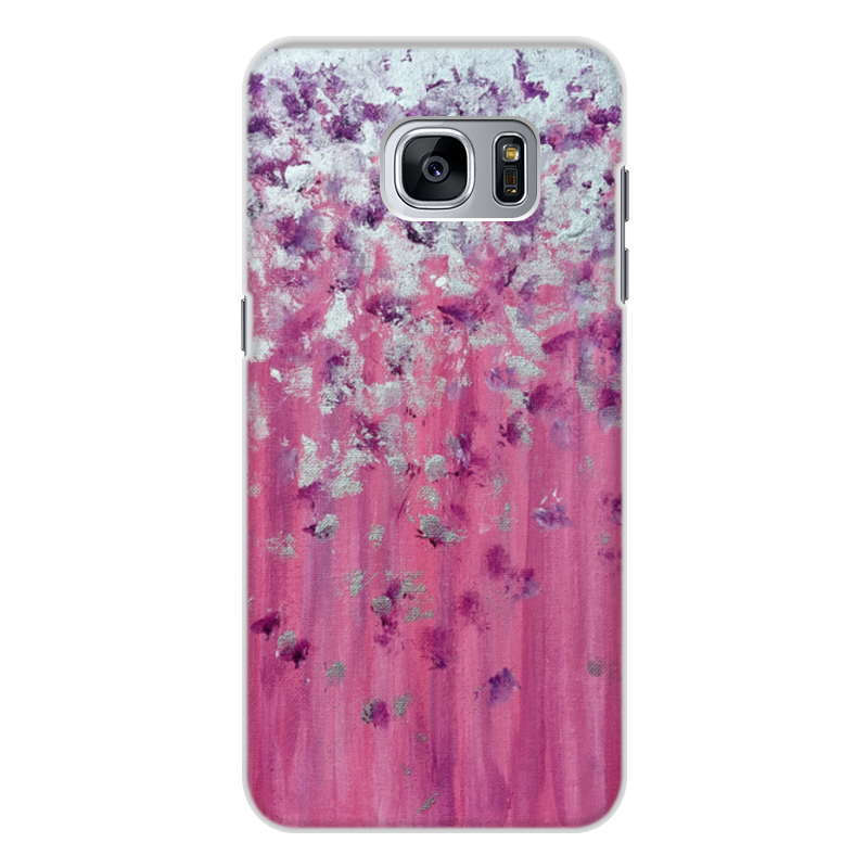 Printio Чехол для Samsung Galaxy S7, объёмная печать Розовое настроение чехол mypads разноцветные перья для samsung galaxy s5 mini задняя панель накладка бампер
