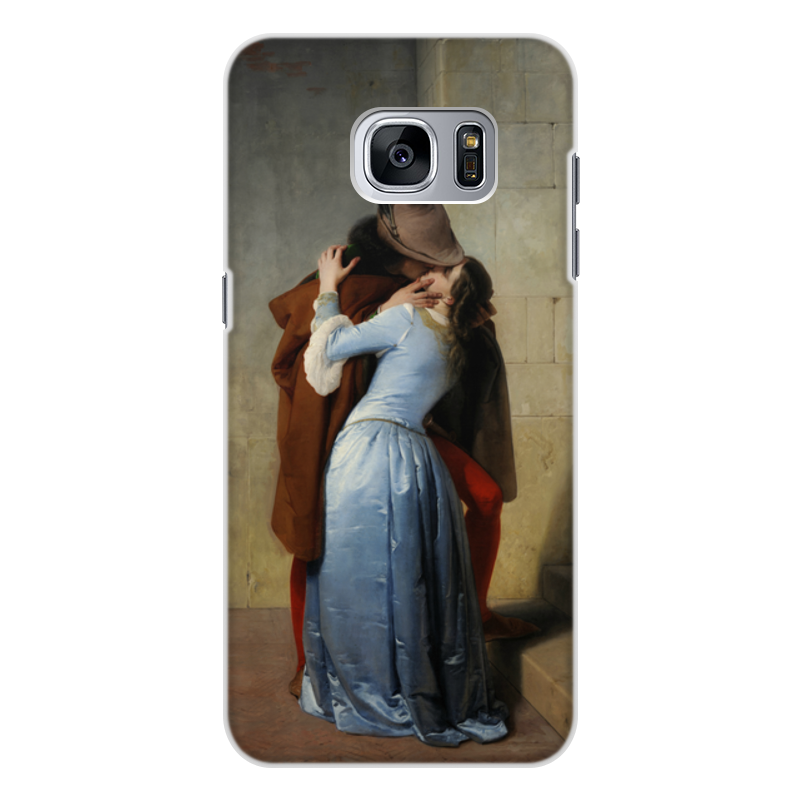 Printio Чехол для Samsung Galaxy S7, объёмная печать Поцелуй (франческо айец) printio чехол для iphone 8 объёмная печать поцелуй франческо айец