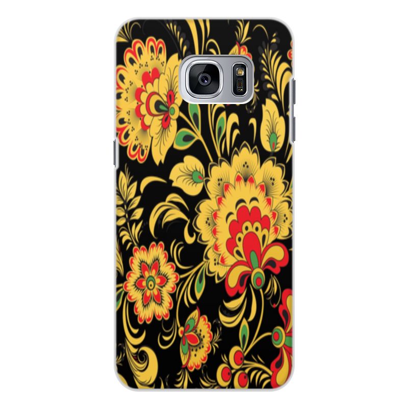 Printio Чехол для Samsung Galaxy S7, объёмная печать Хохлома printio чехол для samsung galaxy s7 объёмная печать леопард живая природа
