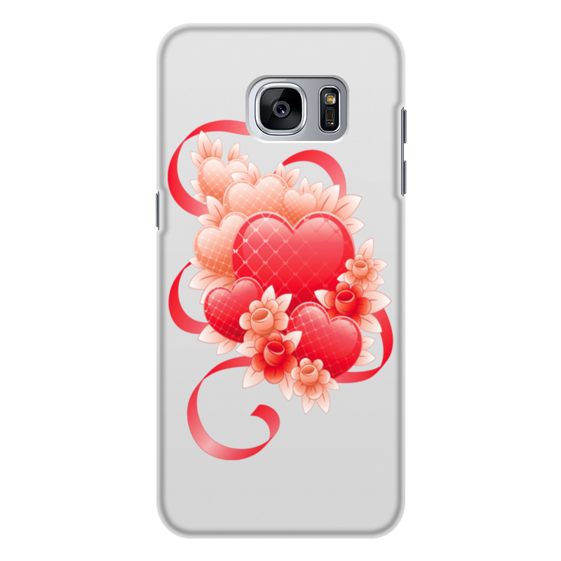 Printio Чехол для Samsung Galaxy S7, объёмная печать Любимой на 14 февраля