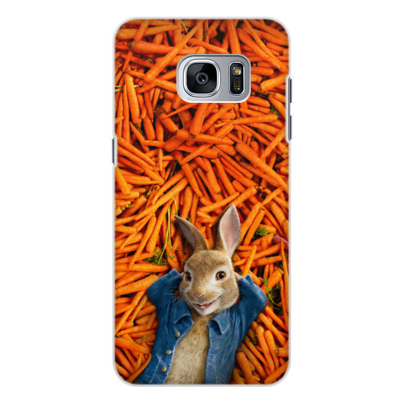 Printio Чехол для Samsung Galaxy S7, объёмная печать Кролик питер printio чехол для samsung galaxy s8 объёмная печать кролик питер