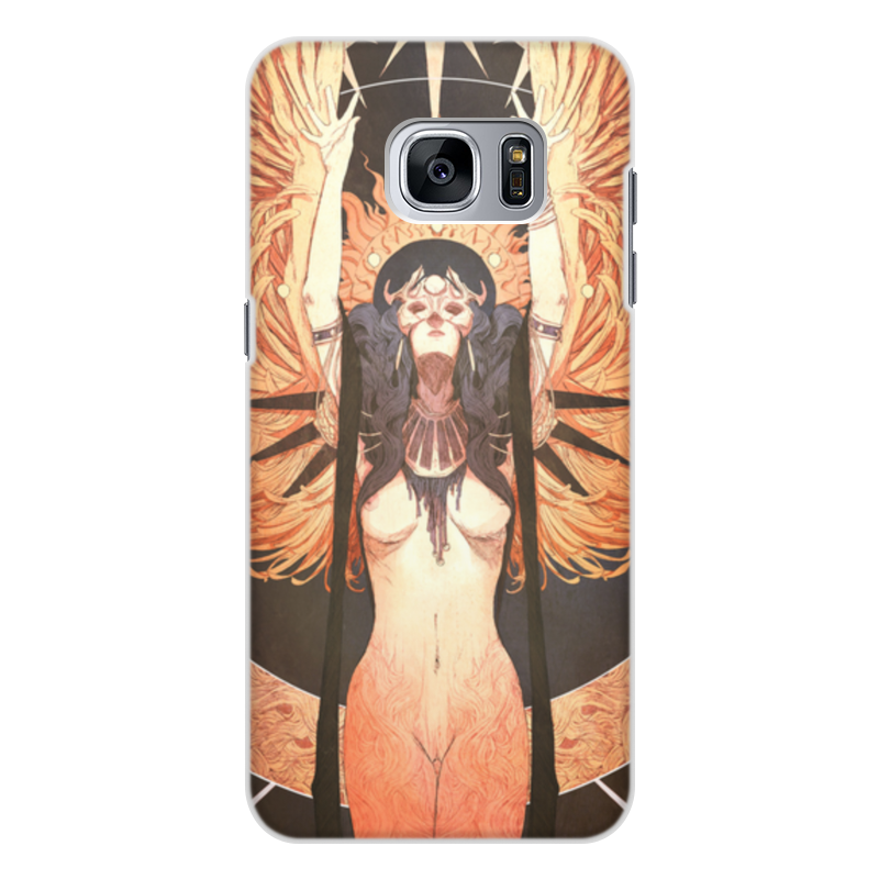 Printio Чехол для Samsung Galaxy S7, объёмная печать Ангел ночи