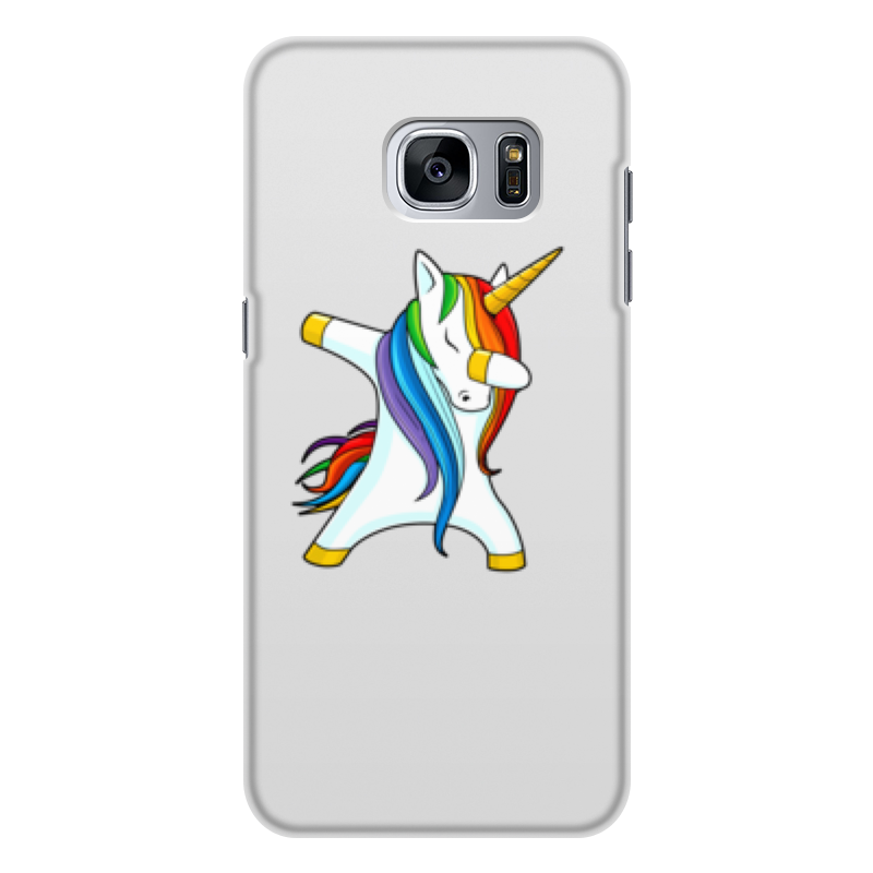 Printio Чехол для Samsung Galaxy S7, объёмная печать Dab unicorn printio чехол для samsung galaxy note 2 dab unicorn