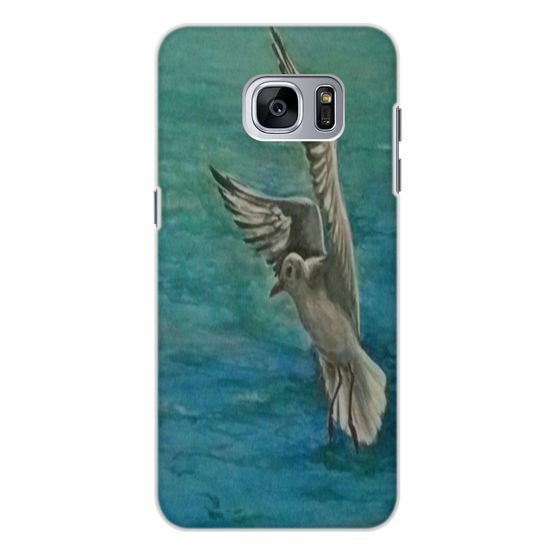 Printio Чехол для Samsung Galaxy S7, объёмная печать Чайка printio чехол для samsung galaxy s7 объёмная печать птица
