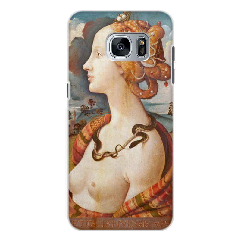Printio Чехол для Samsung Galaxy S7, объёмная печать Портрет симонетты веспуччи