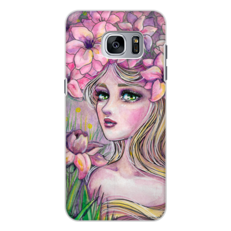 Printio Чехол для Samsung Galaxy S7, объёмная печать Весна