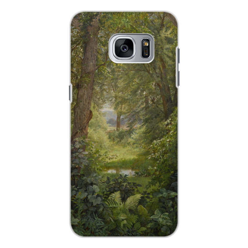 Printio Чехол для Samsung Galaxy S7, объёмная печать Лесной пейзаж (уильям трост ричардс) printio чехол для samsung galaxy s7 объёмная печать лесной пейзаж уильям трост ричардс