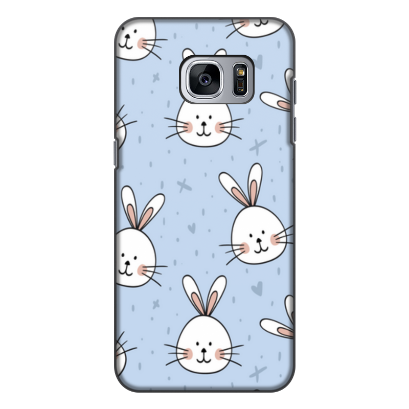 Printio Чехол для Samsung Galaxy S7, объёмная печать Милый кролик жидкий чехол с блестками milk радуга на samsung galaxy s7 самсунг галакси с 7
