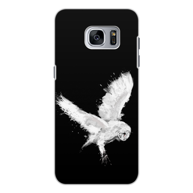 Printio Чехол для Samsung Galaxy S7, объёмная печать Белая сова printio чехол для samsung galaxy s7 объёмная печать узорная сова