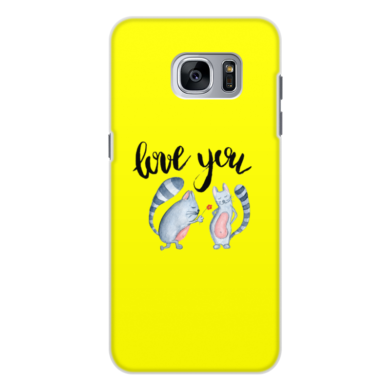 Printio Чехол для Samsung Galaxy S7, объёмная печать Любовь printio чехол для samsung galaxy s7 объёмная печать любовь