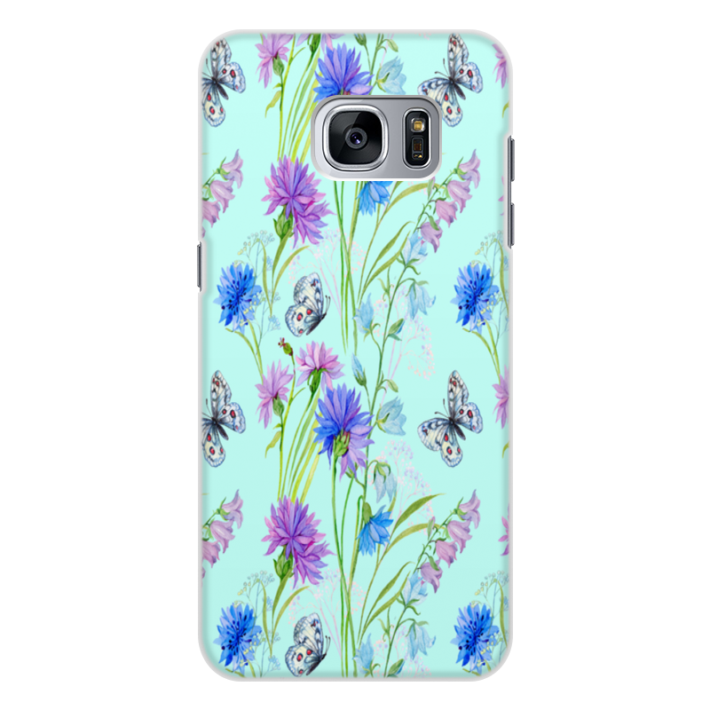 Printio Чехол для Samsung Galaxy S7, объёмная печать Бабочки printio чехол для samsung galaxy s7 объёмная печать бабочка