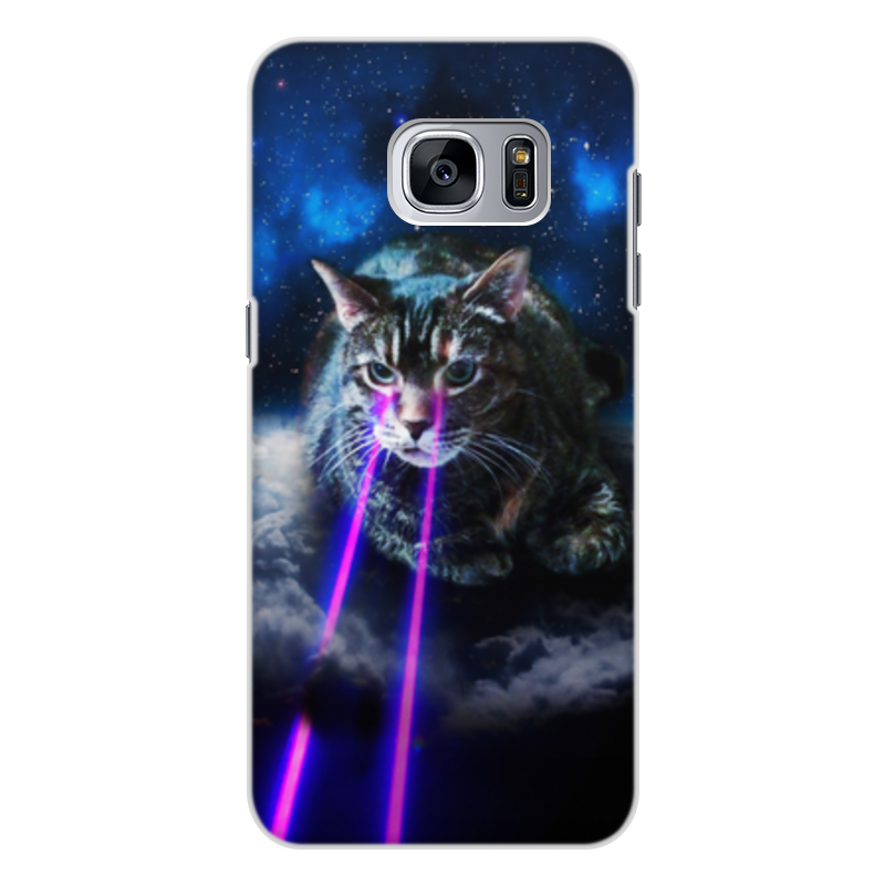 Printio Чехол для Samsung Galaxy S7, объёмная печать котик printio чехол для samsung galaxy s7 объёмная печать котик