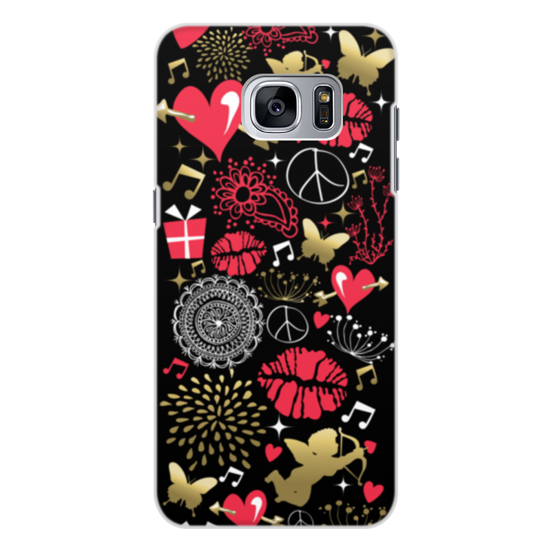 Printio Чехол для Samsung Galaxy S7, объёмная печать Валентинка