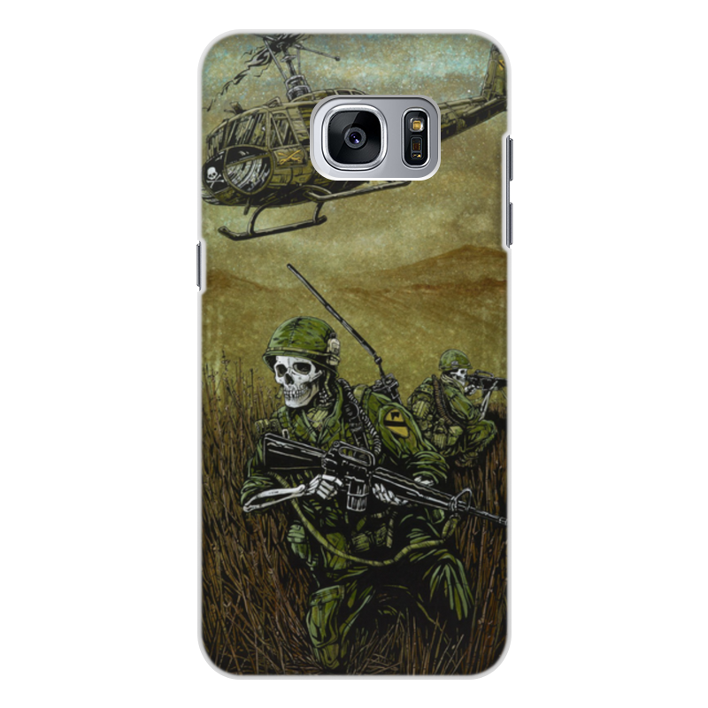Printio Чехол для Samsung Galaxy S7, объёмная печать Война