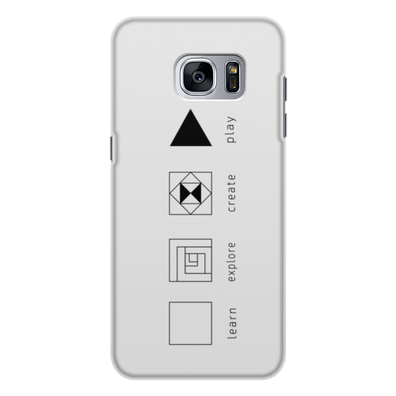 Printio Чехол для Samsung Galaxy S7, объёмная печать Творческий процесс printio чехол для iphone 6 plus объёмная печать творческий процесс