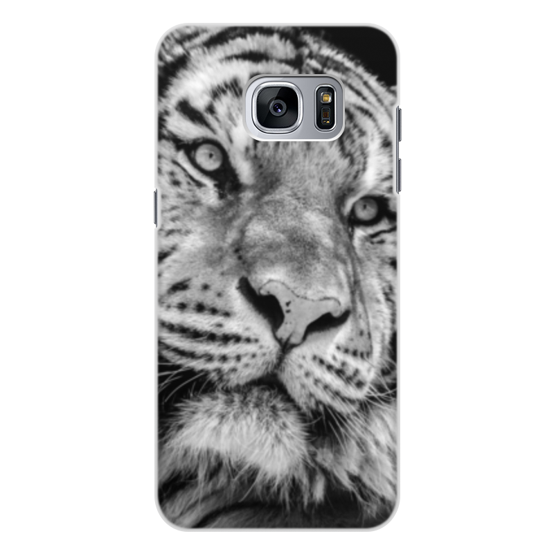 Printio Чехол для Samsung Galaxy S7, объёмная печать Тигры