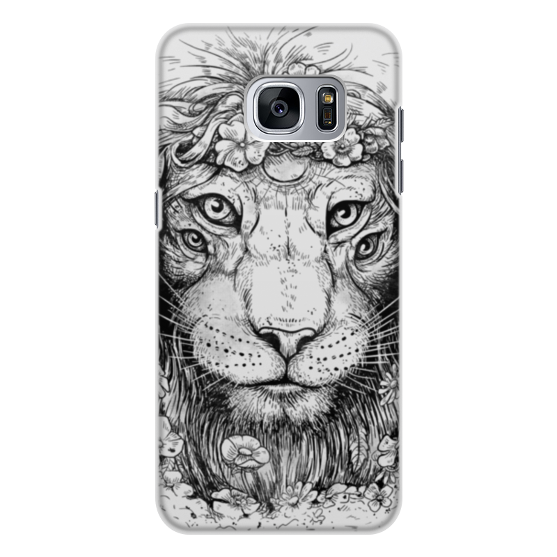 Printio Чехол для Samsung Galaxy S7, объёмная печать Царь природы