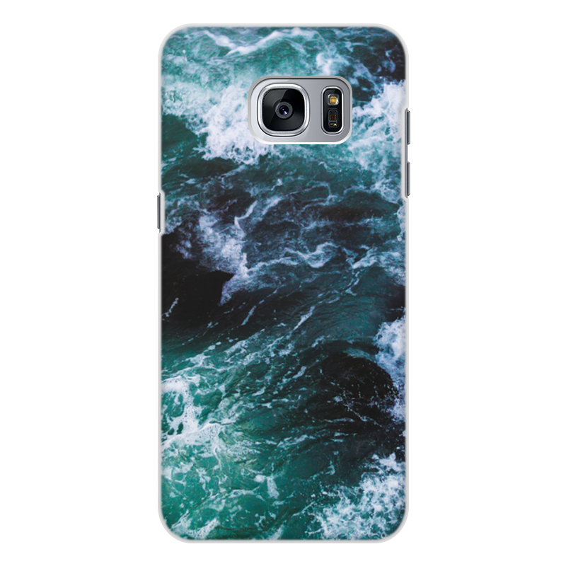 Printio Чехол для Samsung Galaxy S7, объёмная печать Бескрайнее море жидкий чехол с блестками море и небо на samsung galaxy s7 самсунг галакси с 7