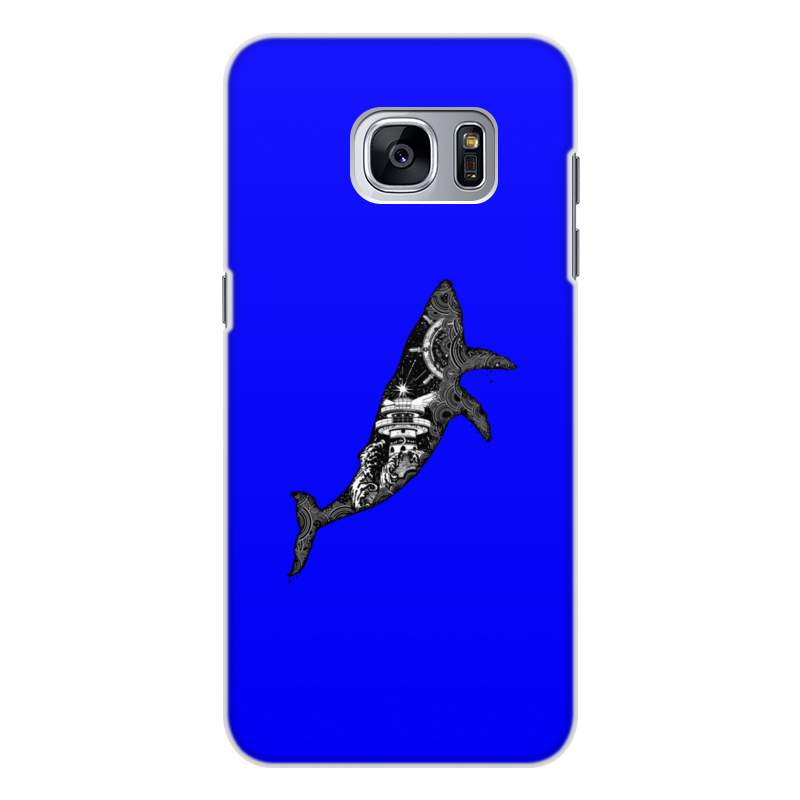 Printio Чехол для Samsung Galaxy S7, объёмная печать Кит и море printio чехол для samsung galaxy s7 объёмная печать кит и море