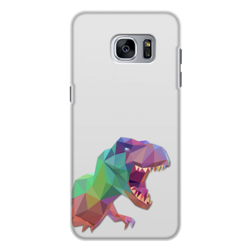 Printio Чехол для Samsung Galaxy S7, объёмная печать Динозавр