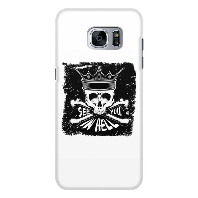 Printio Чехол для Samsung Galaxy S7, объёмная печать See you in hell