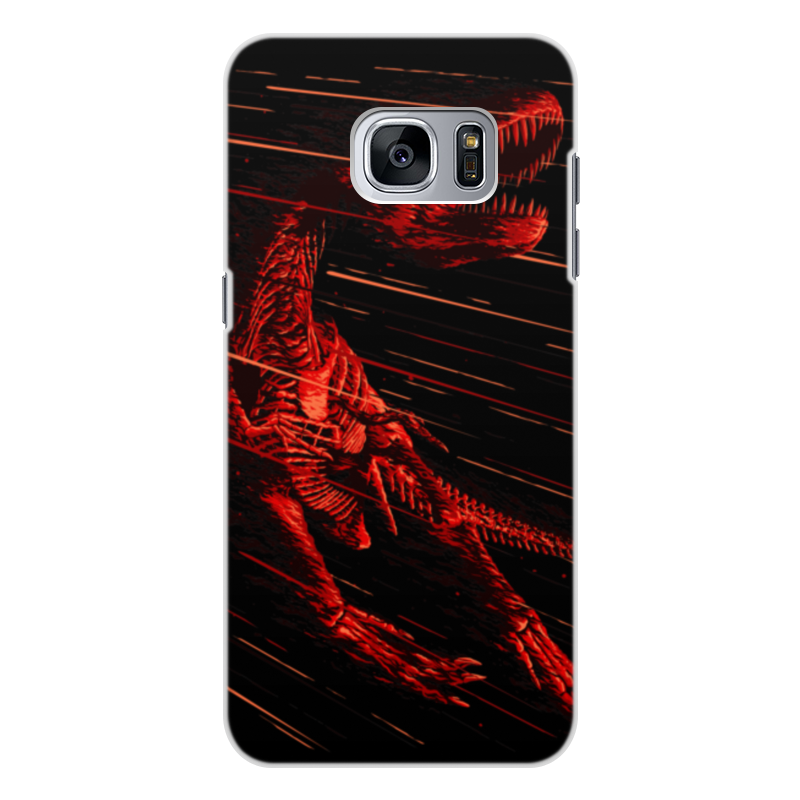 Printio Чехол для Samsung Galaxy S7, объёмная печать Вымирание динозавра