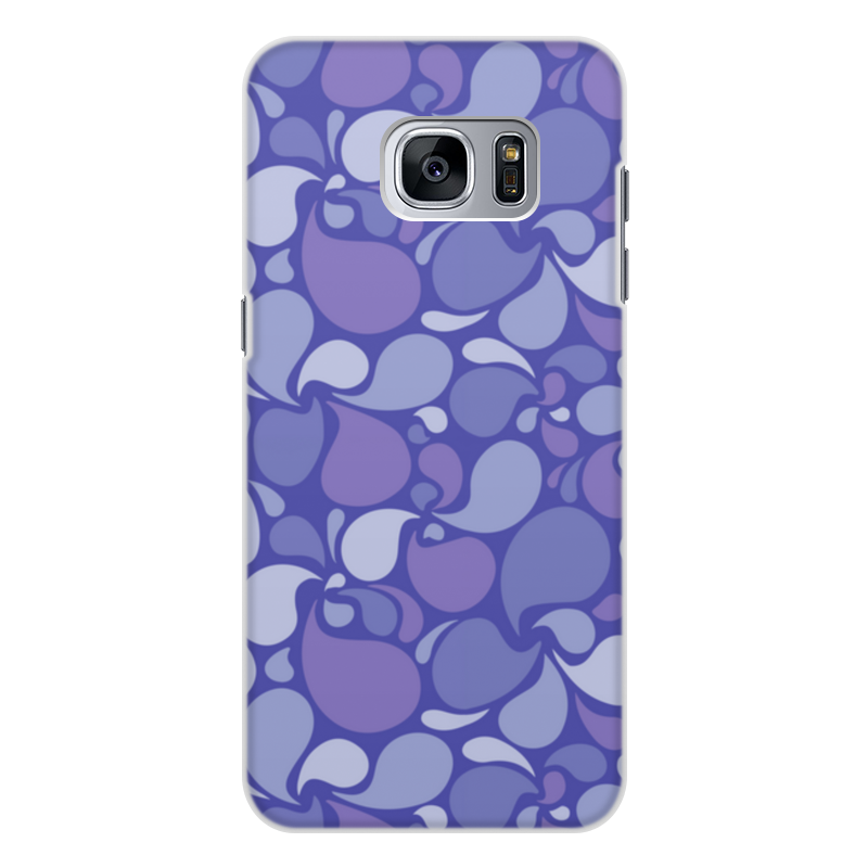 Printio Чехол для Samsung Galaxy S7, объёмная печать Капля силиконовый чехол на samsung galaxy m53 5g самсунг м53 5г с эффектом блеска капли на синей траве