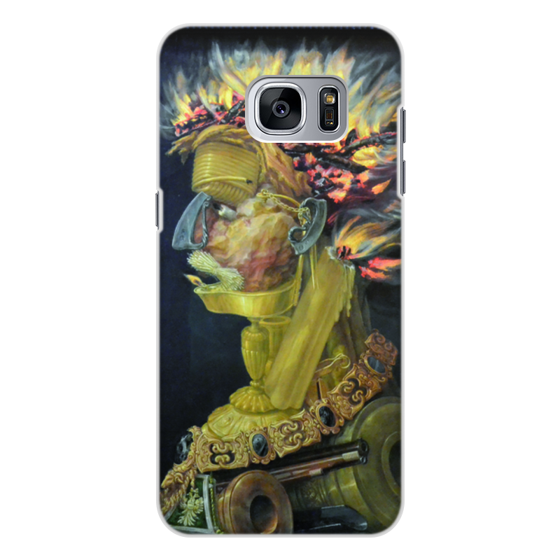 Printio Чехол для Samsung Galaxy S7, объёмная печать Огонь (картина джузеппе арчимбольдо) printio чехол для samsung galaxy s8 объёмная печать огонь картина джузеппе арчимбольдо