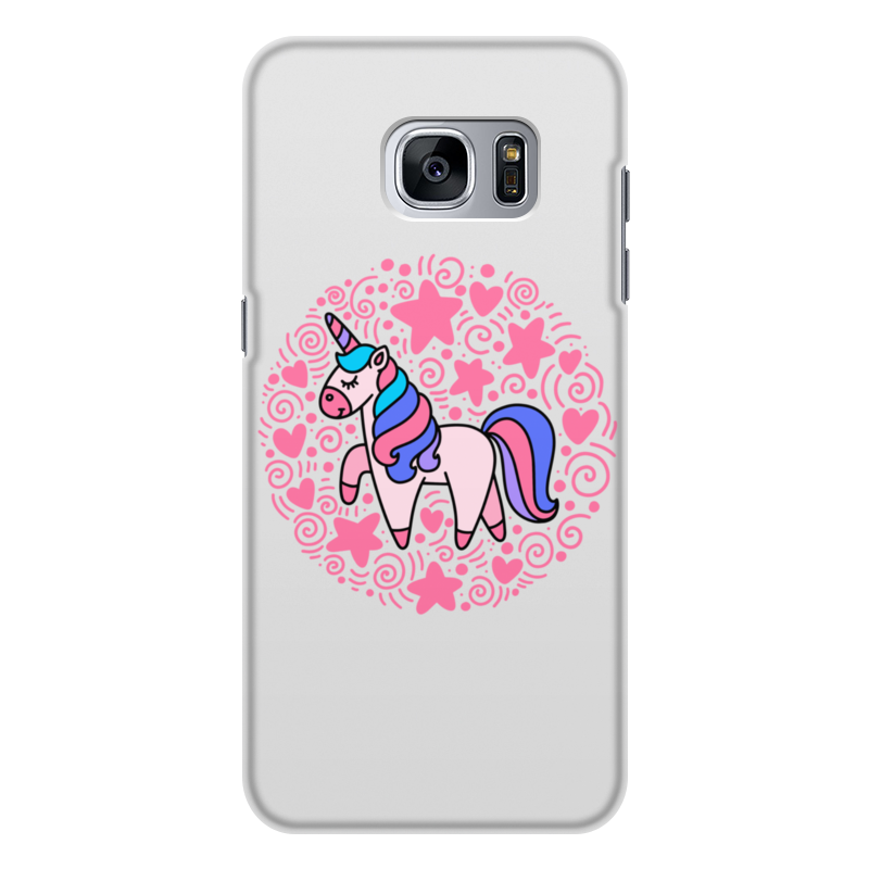 Printio Чехол для Samsung Galaxy S7, объёмная печать Unicorn printio чехол для samsung galaxy s7 объёмная печать born to be unicorn