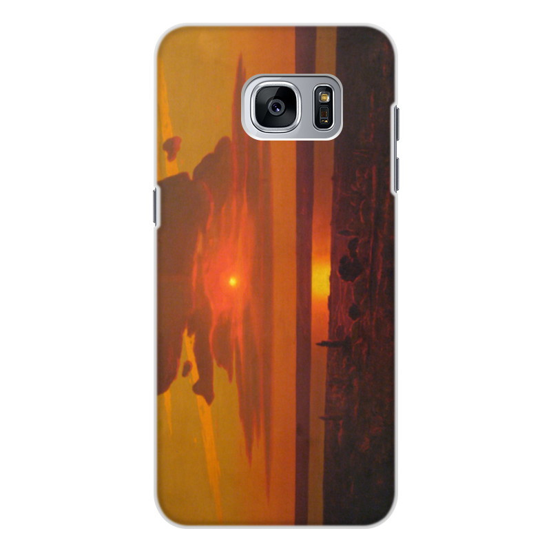 Printio Чехол для Samsung Galaxy S7, объёмная печать Красный закат (картина архипа куинджи) printio чехол для samsung galaxy note красный закат картина архипа куинджи