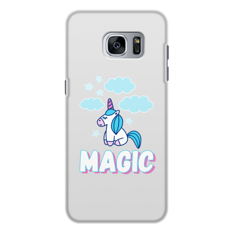 Printio Чехол для Samsung Galaxy S7, объёмная печать Magic жидкий чехол с блестками magic cat на samsung galaxy s20 самсунг галакси s20 плюс