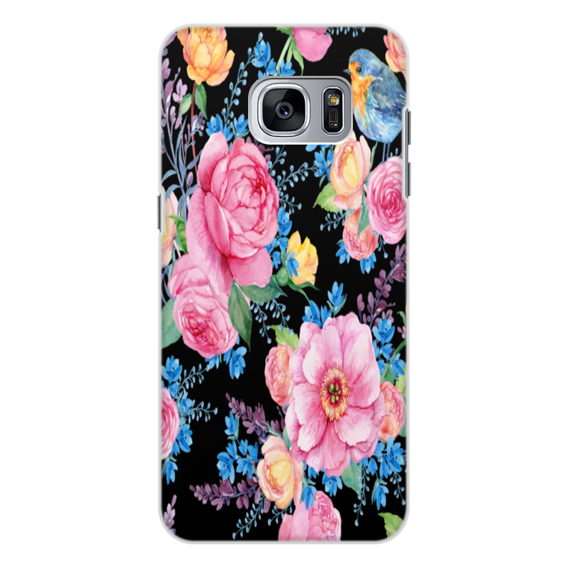 Printio Чехол для Samsung Galaxy S7, объёмная печать Цветы printio чехол для samsung galaxy s7 объёмная печать цветы