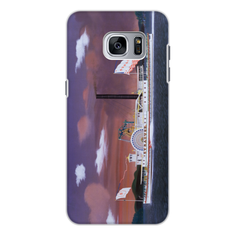 Printio Чехол для Samsung Galaxy S7, объёмная печать Пароход syracuse (джеймс бард) printio чехол для iphone 8 объёмная печать пароход syracuse джеймс бард