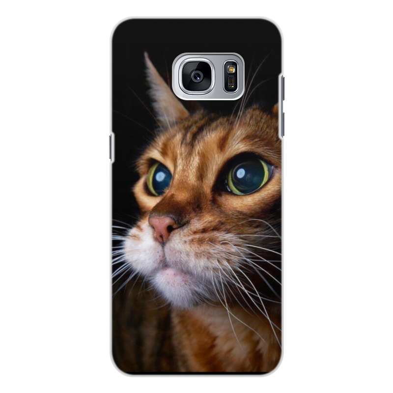 Printio Чехол для Samsung Galaxy S7, объёмная печать Кошки. магия красоты printio чехол для samsung galaxy s8 объёмная печать кошки магия красоты